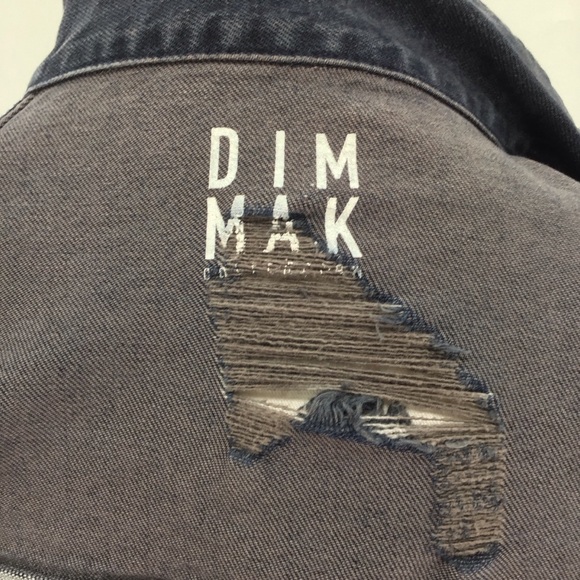 Dim Mak Jean Jacket Size:L Color: Blue - Picture 3 of 3